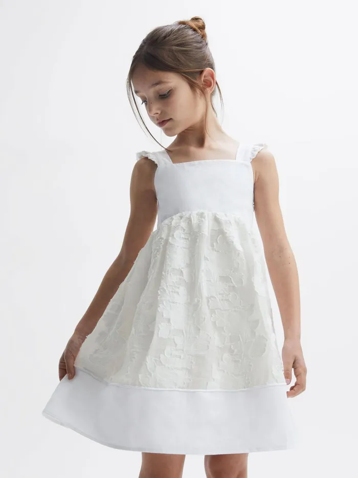 Reiss Dresses and Jumpsuits Abby Lace Detail Bow Back Dress White 8211 Children