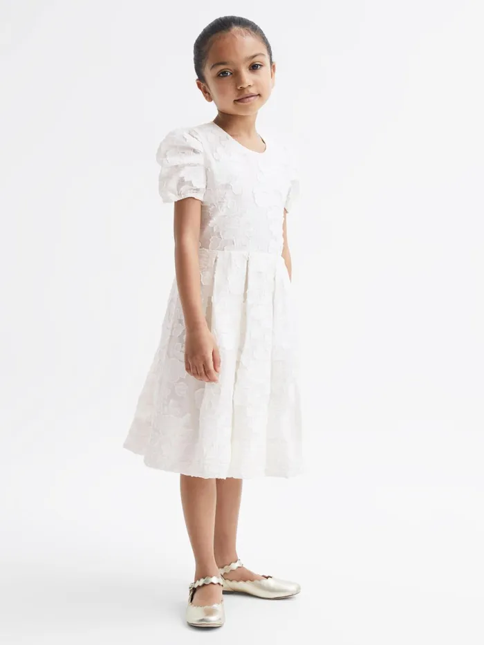 Reiss Dresses and Jumpsuits Amalie Floral Print Textured Dress Ivory 8211 Children Reiss Dresses and Jumpsuits Amalie Floral Print Textured Dress Ivory 8211 Children