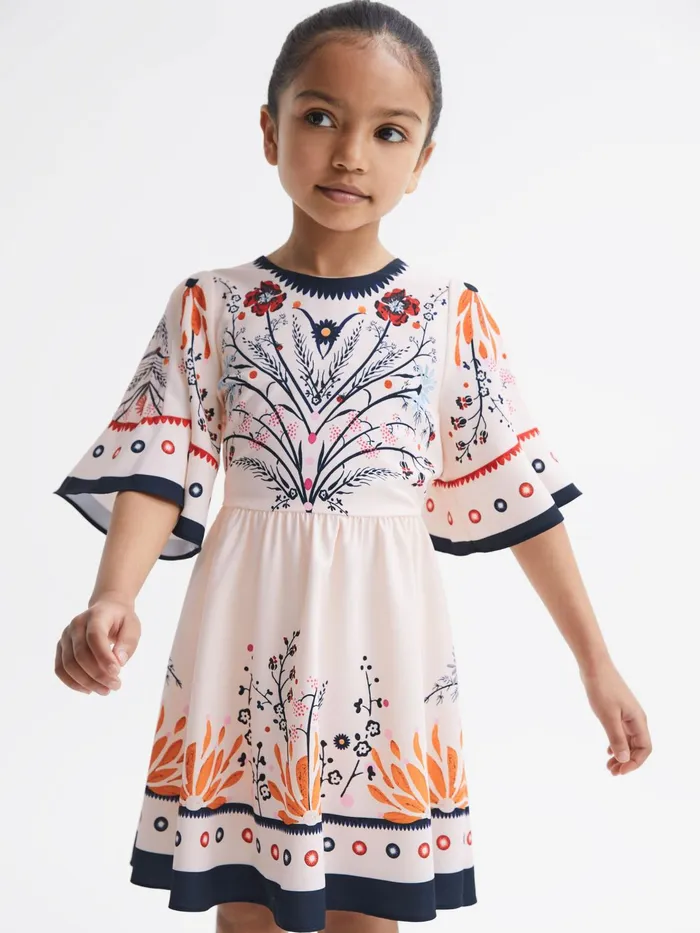 Reiss Dresses and Jumpsuits Ania Floral Printed Dress Ivory 8211 Children
