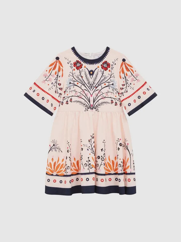 Reiss Dresses and Jumpsuits Ania Floral Printed Dress Ivory 8211 Children