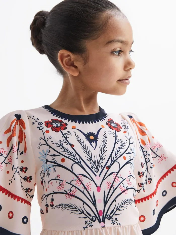 Reiss Dresses and Jumpsuits Ania Floral Printed Dress Ivory 8211 Children