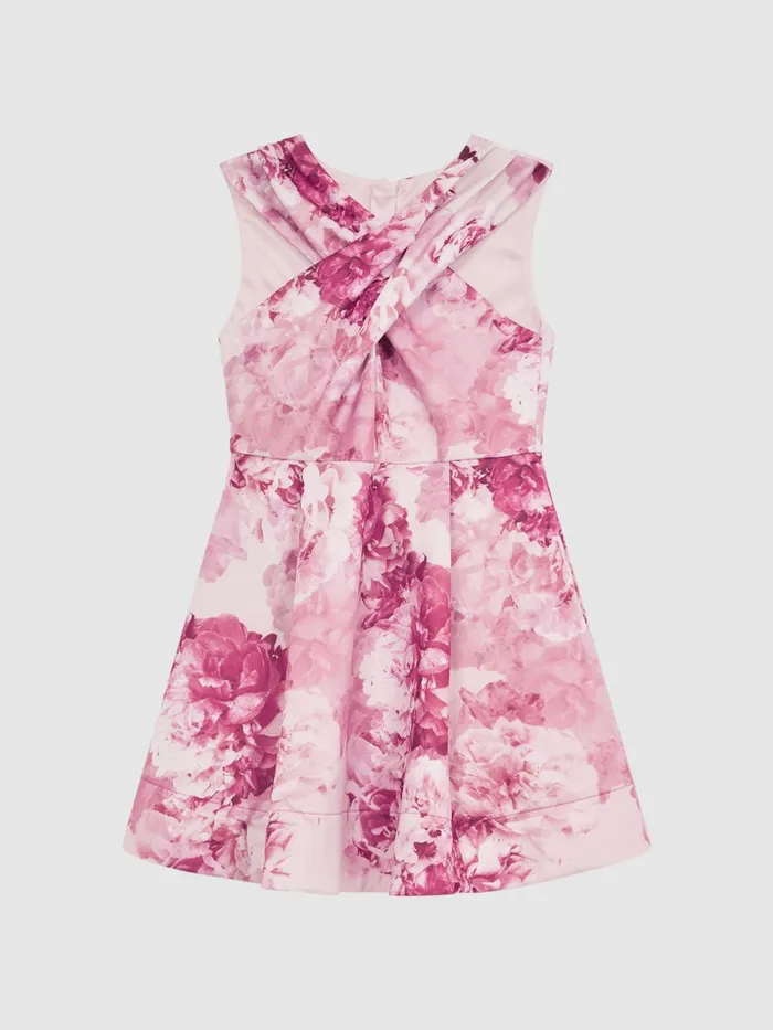 Reiss Dresses and Jumpsuits Clara Floral Printed Dress Pink 8211 Children