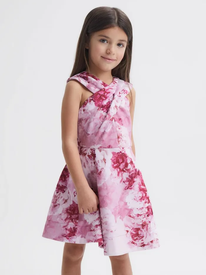 Reiss Dresses and Jumpsuits Clara Floral Printed Dress Pink 8211 Children