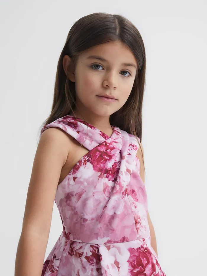 Reiss Dresses and Jumpsuits Clara Floral Printed Dress Pink 8211 Children