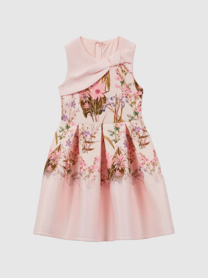 Reiss Dresses and Jumpsuits Emily Scuba Floral Printed Dress Multi 8211 Children