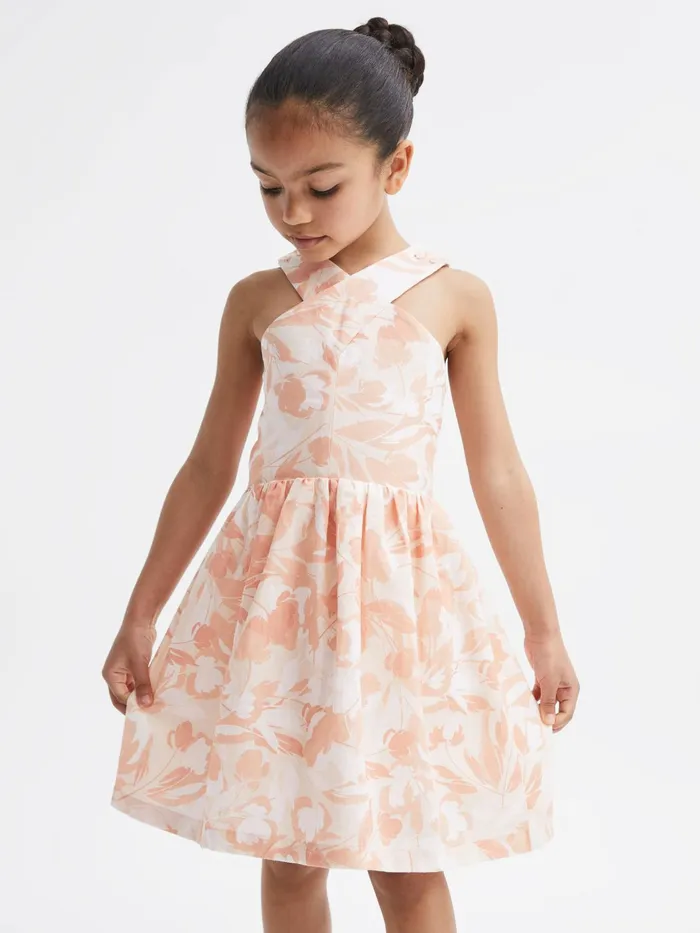 Reiss Dresses and Jumpsuits Lottie Floral Print Halter Neck Dress Pink Print 8211 Children Reiss Dresses and Jumpsuits Lottie Floral Print Halter Neck Dress Pink Print 8211 Children