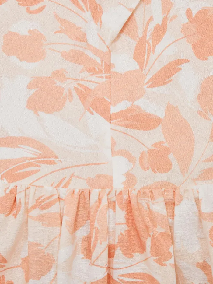 Reiss Dresses and Jumpsuits Lottie Floral Print Halter Neck Dress Pink Print 8211 Children