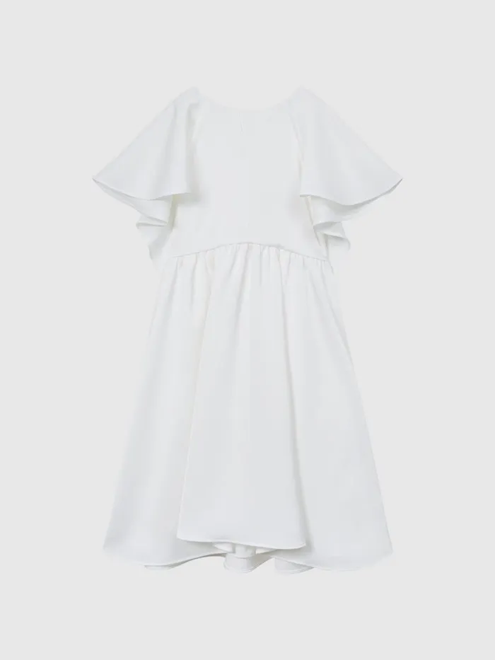 Reiss Dresses and Jumpsuits Maisie Satin Midi Dress Ivory 8211 Children