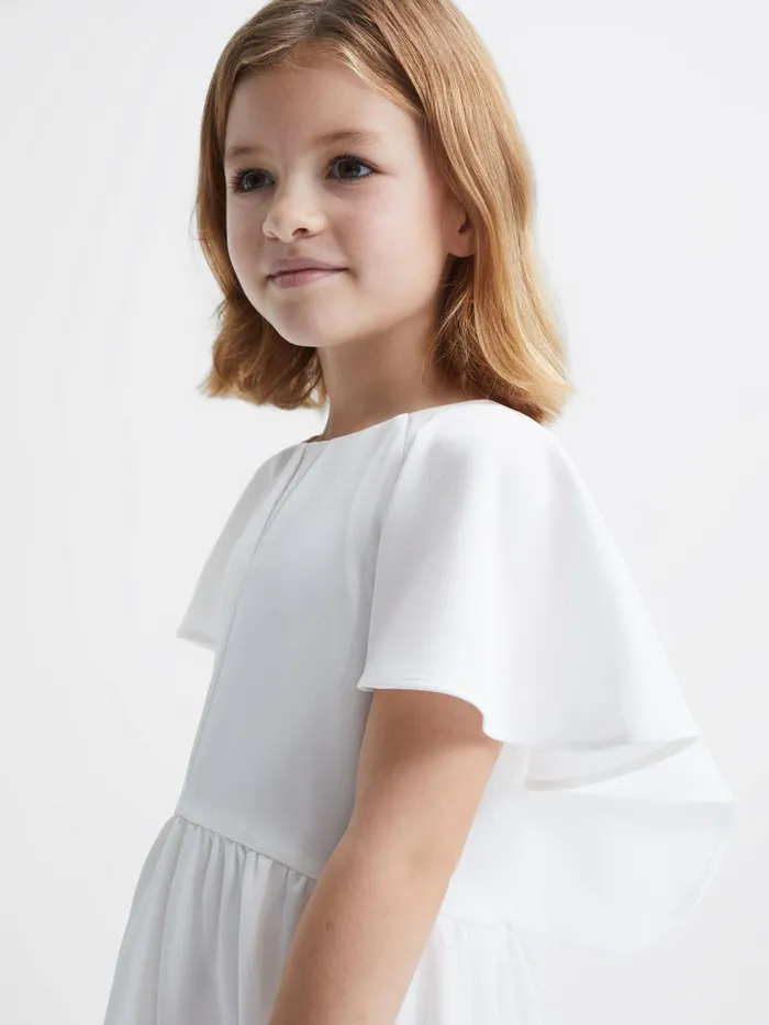 Reiss Dresses and Jumpsuits Maisie Satin Midi Dress Ivory 8211 Children