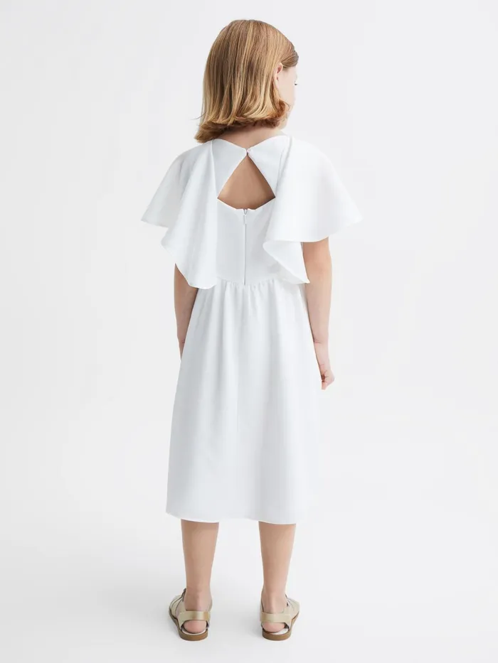 Reiss Dresses and Jumpsuits Maisie Satin Midi Dress Ivory 8211 Children