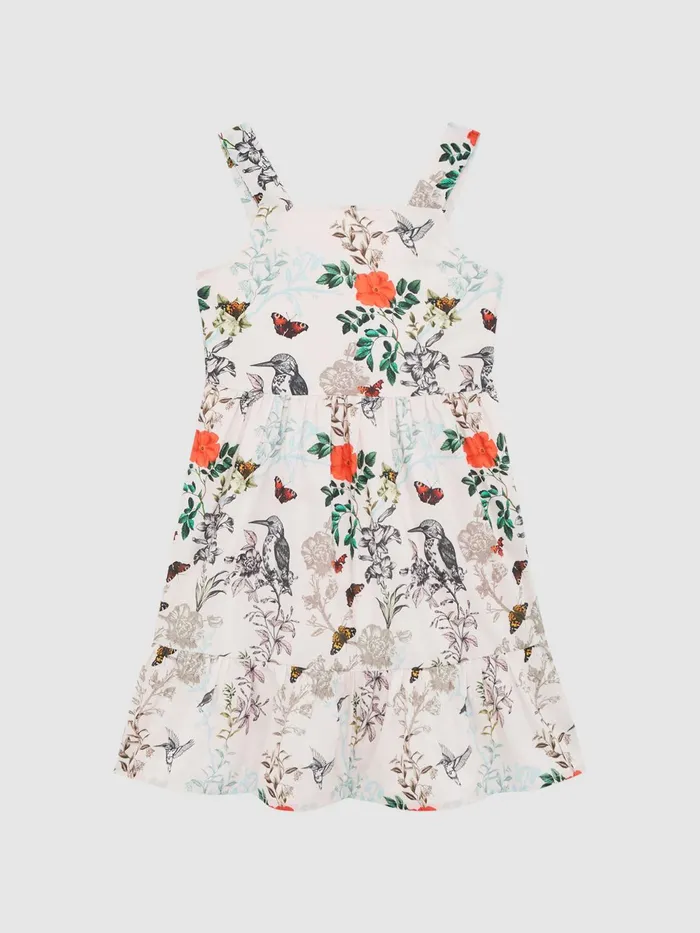Reiss Dresses and Jumpsuits Marcie Printed Strappy Dress Ivory Print 8211 Children