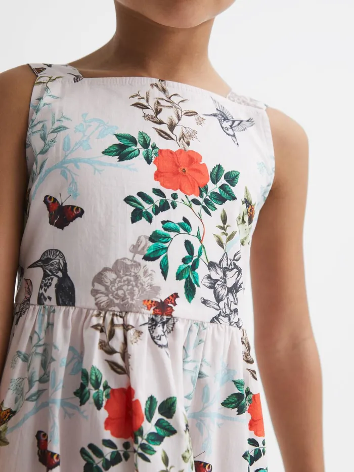 Reiss Dresses and Jumpsuits Marcie Printed Strappy Dress Ivory Print 8211 Children