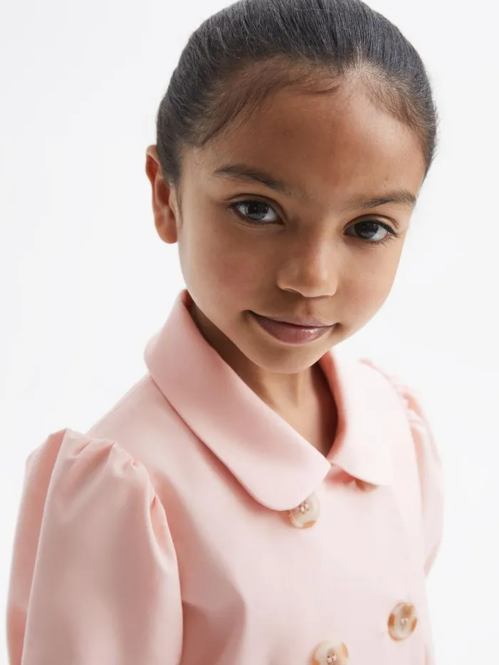 Reiss Dresses and Jumpsuits Naomi Puff Sleeve Belted Dress Pink 8211 Children