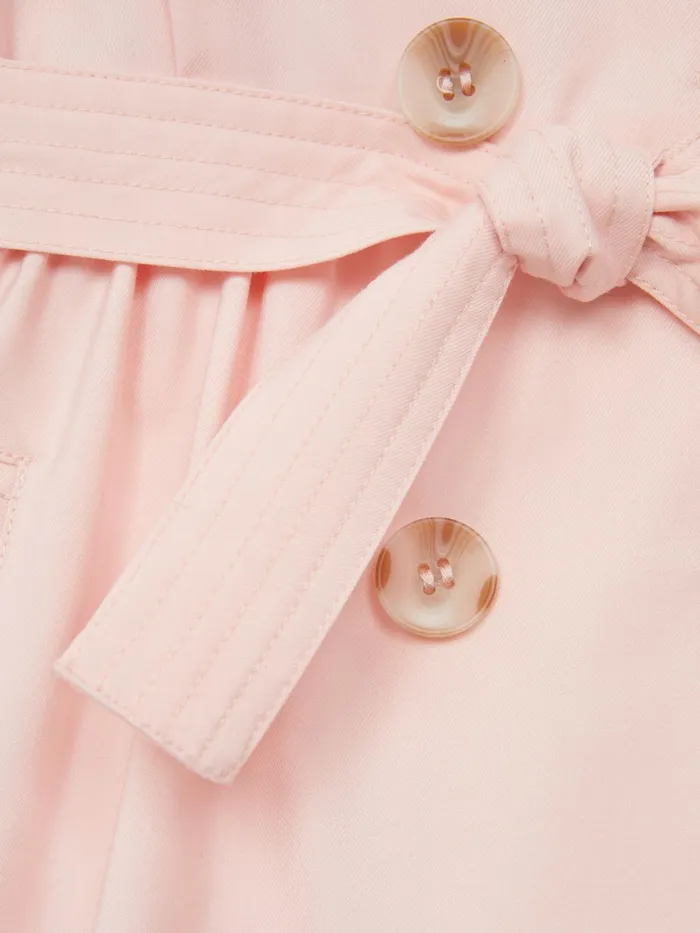 Reiss Dresses and Jumpsuits Naomi Puff Sleeve Belted Dress Pink 8211 Children