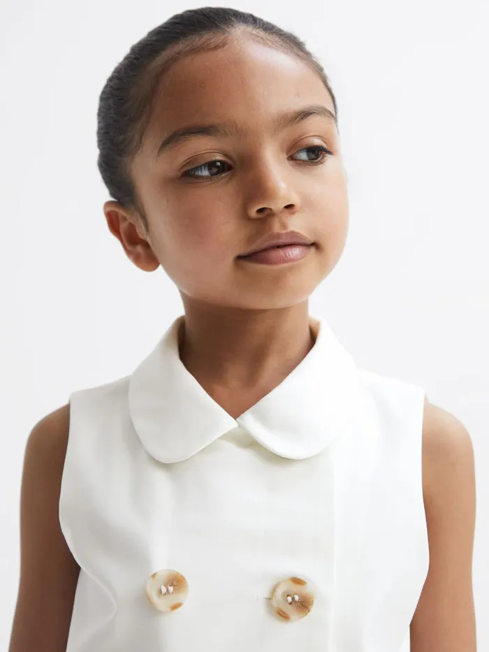 Reiss Dresses and Jumpsuits Natalie Sleeveless Belted Dress White 8211 Children