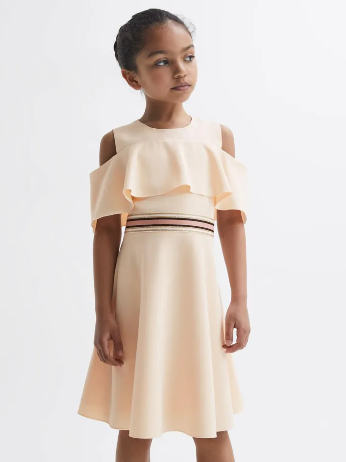 Reiss Dresses and Jumpsuits Paulina OffTheShoulder Dress Pink 8211 Children