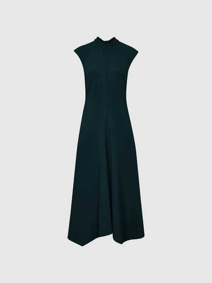 Reiss Dresses Livvy Open Back Midi Dress Bright Pink 8211 Women