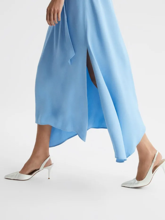 Reiss Heels Cecily Pointed Court Shoes Off White 8211 Women