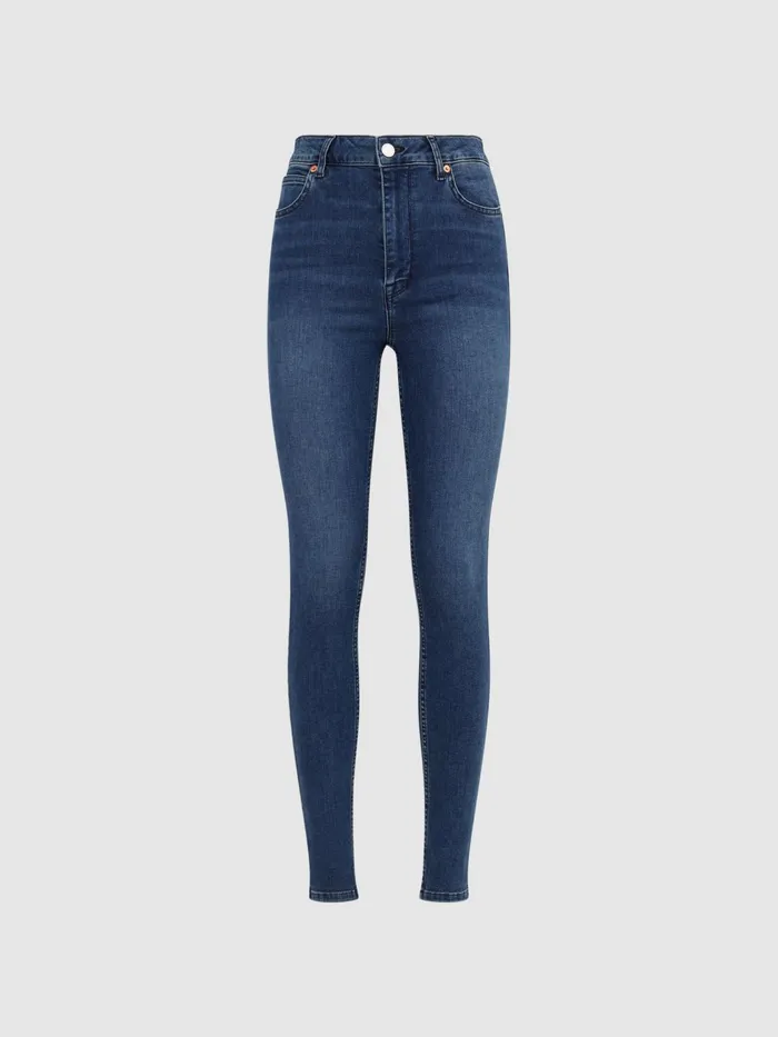 Reiss Jeans Garcia Contour High Rise Skinny Jeans Ink 8211 Women