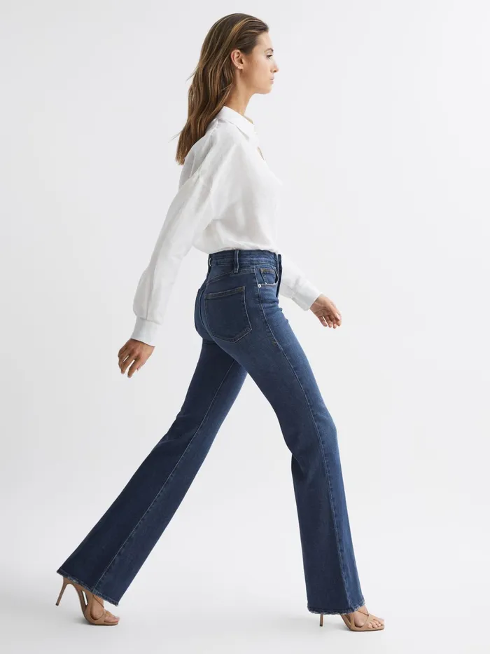 Reiss Jeans Good American Good Classic Bootleg Jeans Indigo 8211 Women