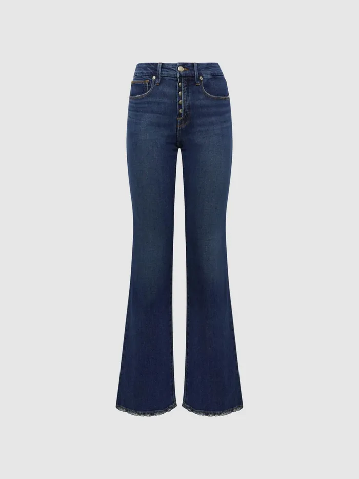 Reiss Jeans Good American Good Classic Bootleg Jeans Indigo 8211 Women