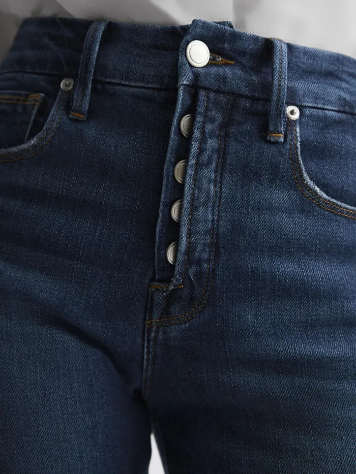 Reiss Jeans Good American Good Classic Bootleg Jeans Indigo 8211 Women