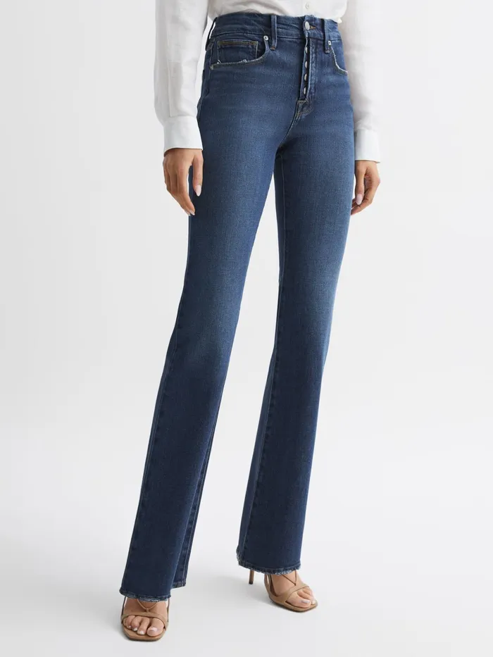 Reiss Jeans Good American Good Classic Bootleg Jeans Indigo 8211 Women