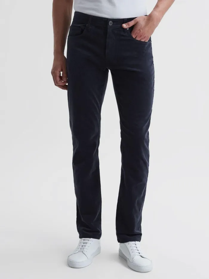 Reiss Jeans Lennox Paige High Stretch Slim Fit Corduroy Jeans Deep Anchor 8211 Men Reiss Jeans Lennox Paige High Stretch Slim Fit Corduroy Jeans Deep Anchor 8211 Men