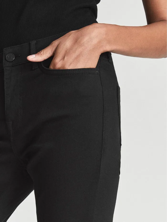 Reiss Jeans Lux Mid Rise Skinny Jeans Black 8211 Women