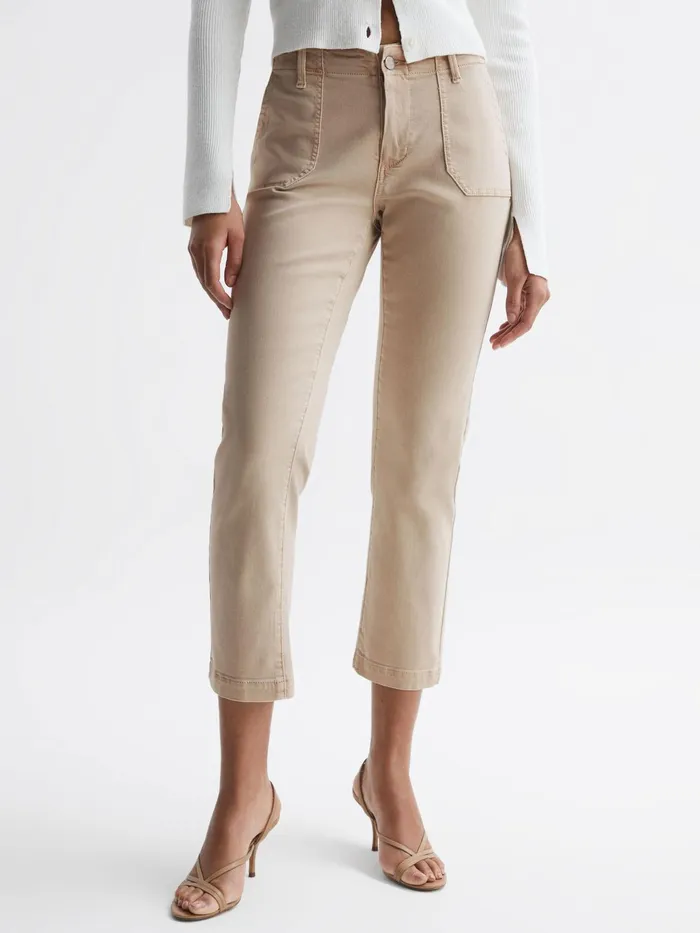 Reiss Jeans Mayslie Paige High Rise Straight Leg Jeans Vintage Warm Sand 8211 Women Reiss Jeans Mayslie Paige High Rise Straight Leg Jeans Vintage Warm Sand 8211 Women