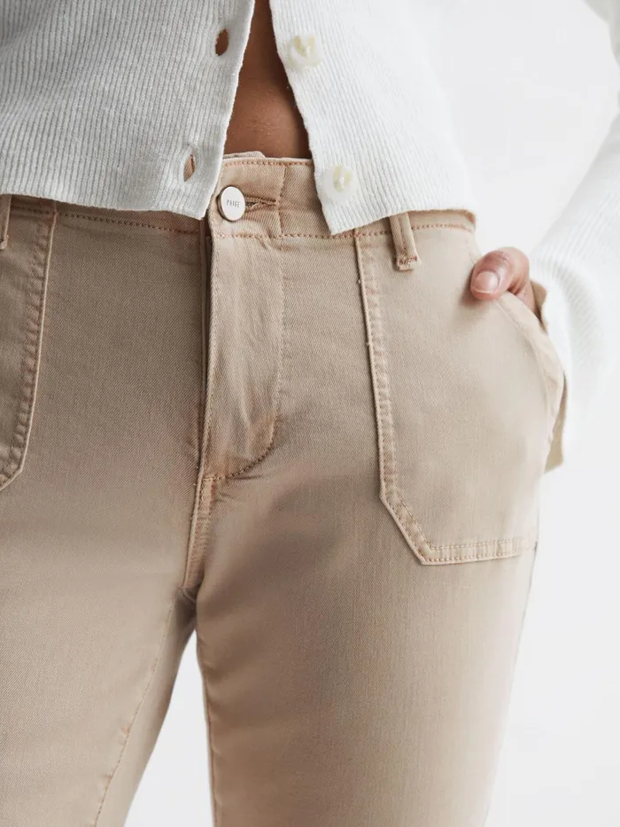 Reiss Jeans Mayslie Paige High Rise Straight Leg Jeans Vintage Warm Sand 8211 Women