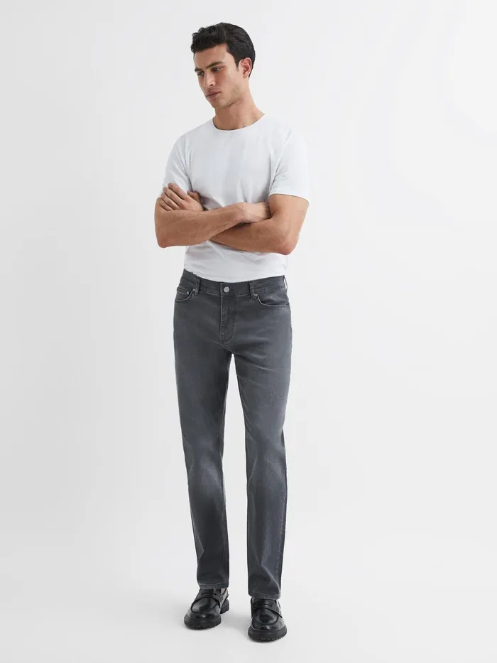 Reiss Jeans Robin Slim Fit Jeans Grey 8211 Men