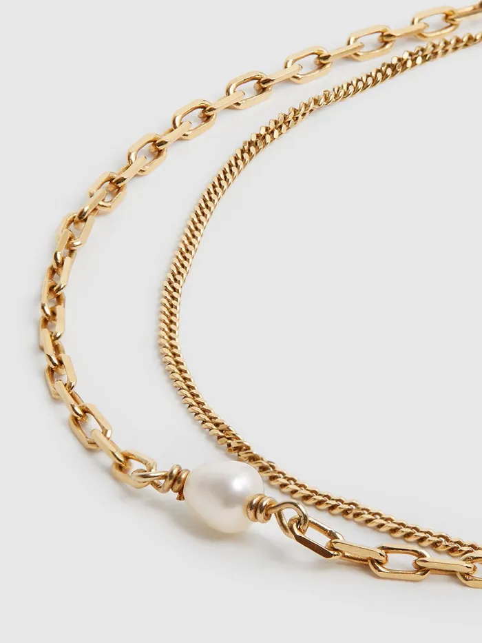 Reiss Jewellery Cantare Maria Black Bracelet Gold 8211 Women