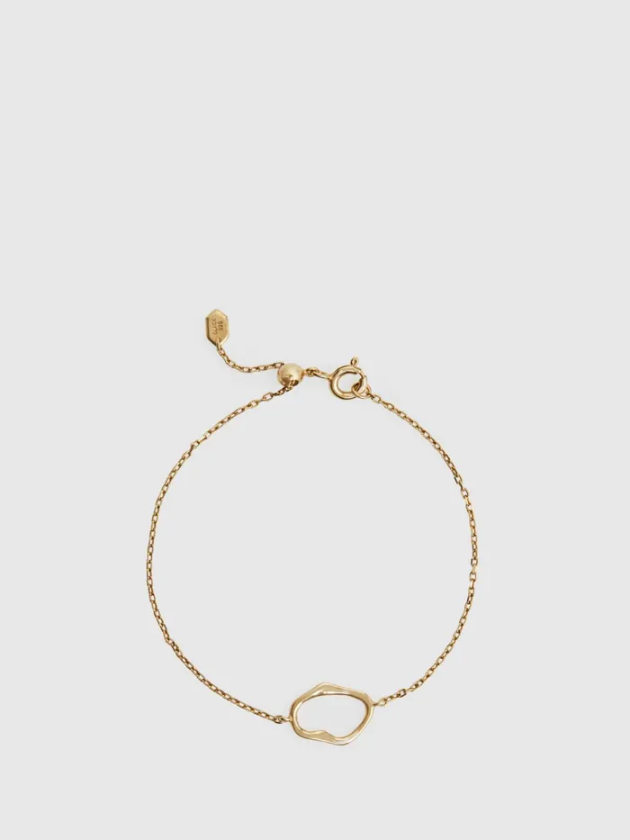 Reiss Jewellery Midnight Maria Black Bracelet Gold 8211 Women