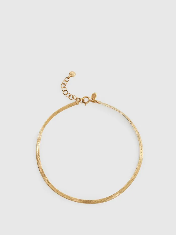Reiss Jewellery Sentiero Maria Black Bracelet Gold 8211 Women