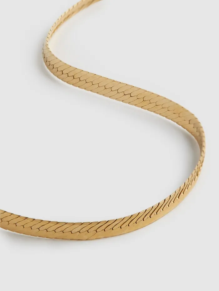 Reiss Jewellery Sentiero Maria Black Bracelet Gold 8211 Women