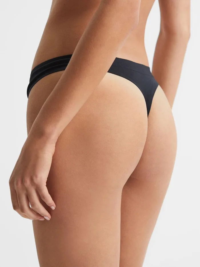 Reiss Lingerie and Nightwear Calvin Klein Underwear Thong Black 8211 Women