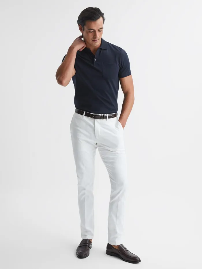 Reiss Polo Shirts Austin Polo Shirt Navy 8211 Men