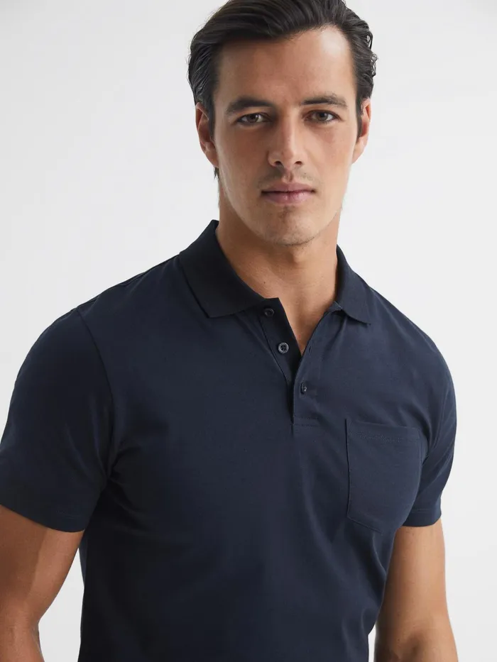 Reiss Polo Shirts Austin Polo Shirt Navy 8211 Men