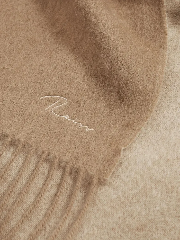 Reiss Scarves Hats and Gloves Picton Cashmere Blend Scarf Camel 8211 Women