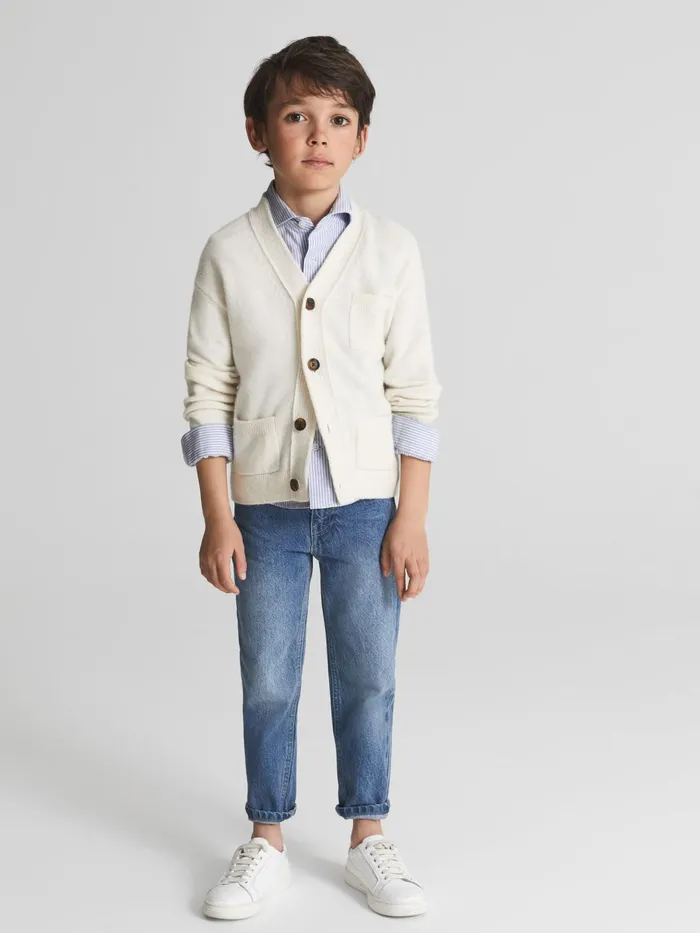 Reiss Shirts Blackheath Junior Striped Oxford Shirt Blue Stripe 8211 Children