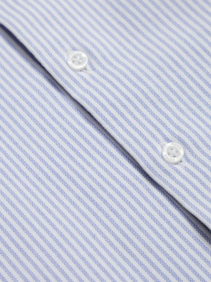 Reiss Shirts Blackheath Junior Striped Oxford Shirt Blue Stripe 8211 Children