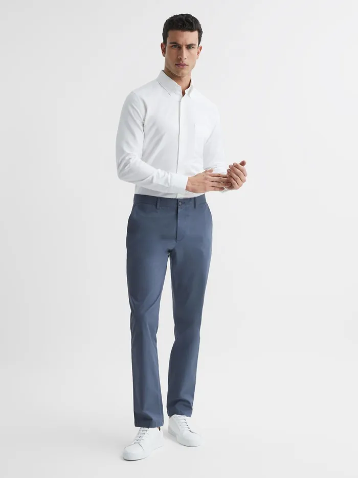 Reiss Shirts Greenwich Soft Wash Button Down Oxford Shirt White 8211 Men