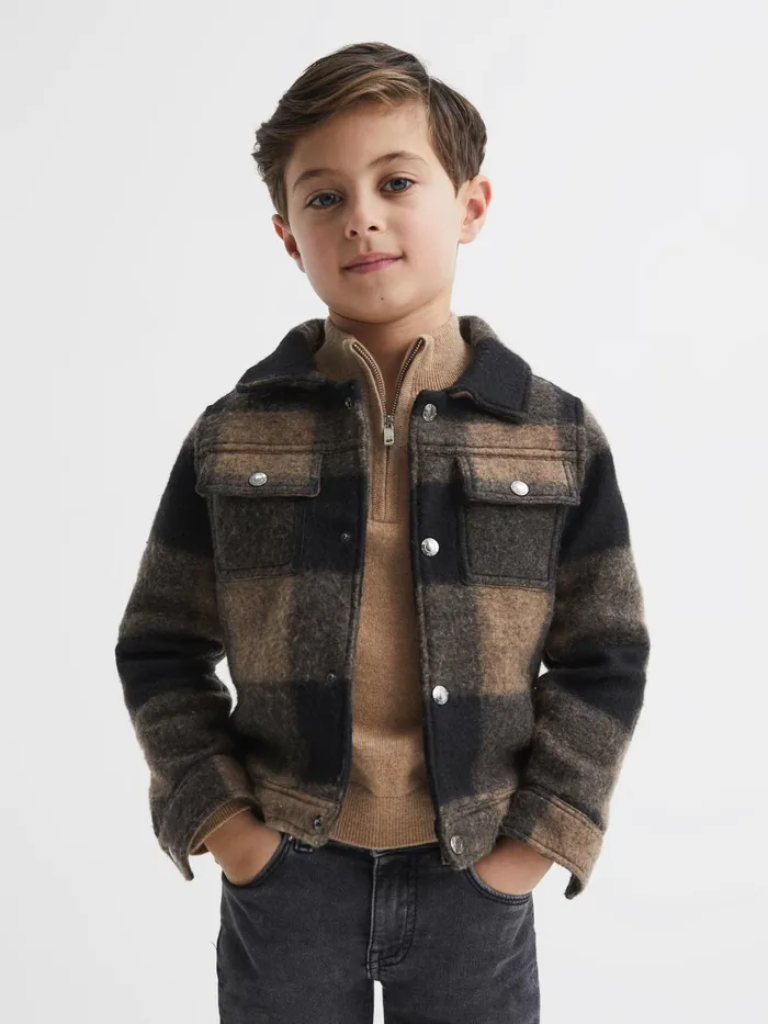 Reiss Shirts Zeus Shirt Dark Camel 8211 Children