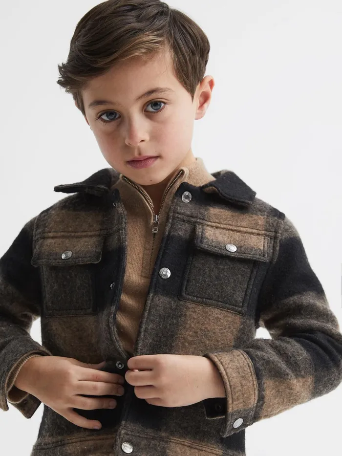 Reiss Shirts Zeus Shirt Dark Camel 8211 Children