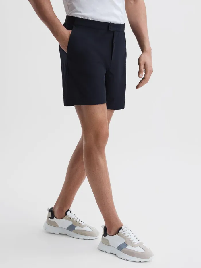 Reiss Shorts Club Elasticated Waistband Shorts Navy 8211 Men