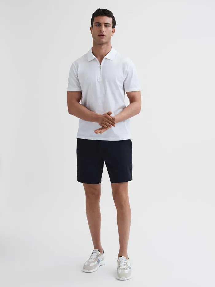 Reiss Shorts Club Elasticated Waistband Shorts Navy 8211 Men