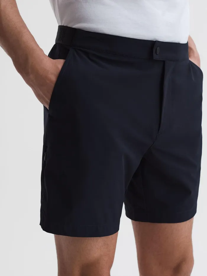 Reiss Shorts Club Elasticated Waistband Shorts Navy 8211 Men