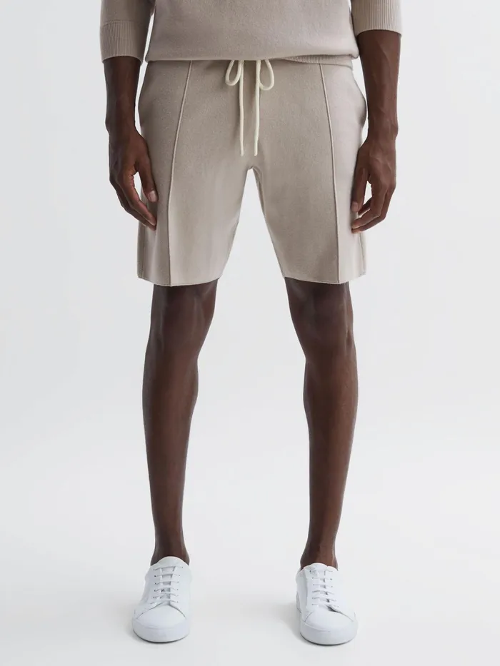 Reiss Shorts Hanser Paige Drawstring Shorts Dried Stone 8211 Men