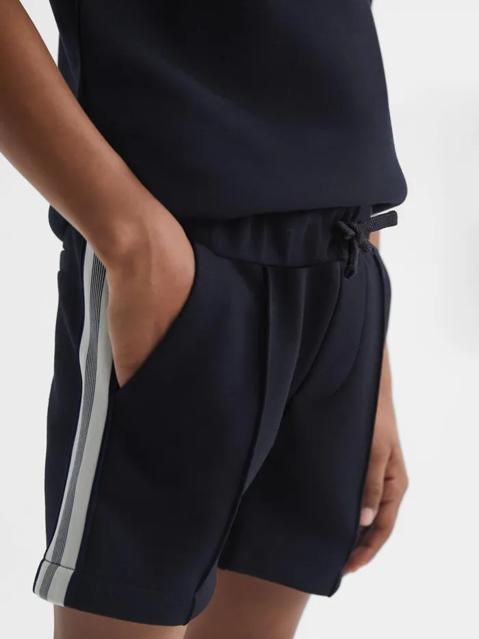 Reiss Shorts Janeiro Stripe Detail Shorts Navy 8211 Children